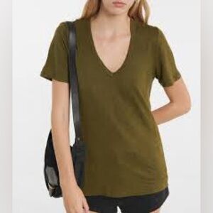 Classic Olive V-Neck Women's Tee